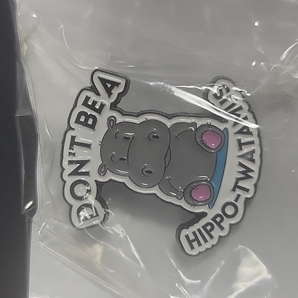 #A Adorable Hippo Brooch